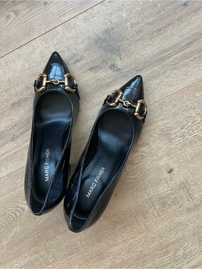 Marc Fisher Gruff Slip-on pointy toe dress pumps